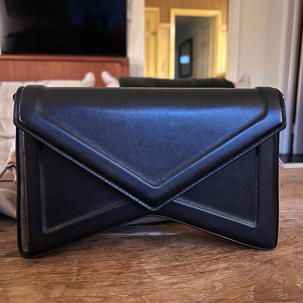 Michael Kors Collection Manhatta Leather Shoulder Bag